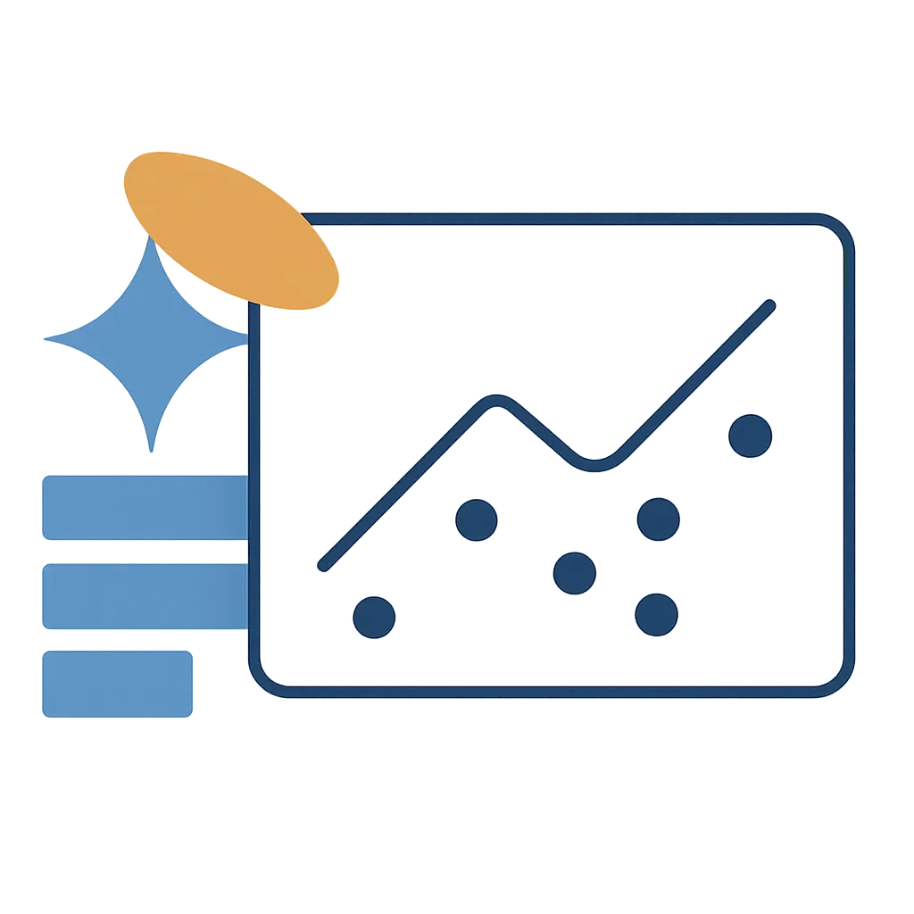 Illustration showing modeling in skglm logo style
